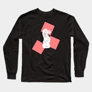 Chess knight design Long Sleeve T-Shirt